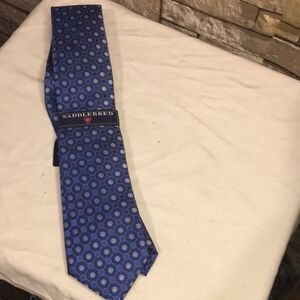 Saddlebred Blue Patterned Men's Tie